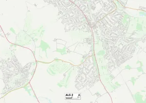 St Albans AL5 2 Karte