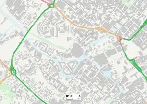 Birmingham B1 2 Karte