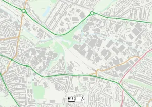 Birmingham B11 2 Karte