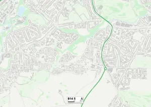 Birmingham B14 5 Karte