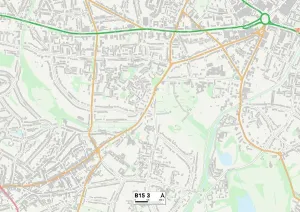 Birmingham B15 3 Karte