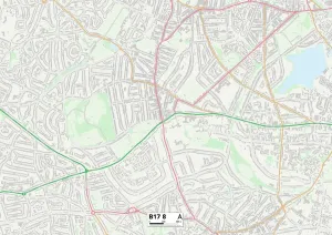Birmingham B17 8 Karte