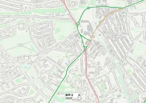 Birmingham, B29/6 Karte