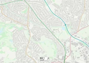 Birminghams B42 1 Karte