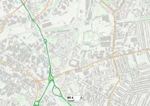 Birmingham B9 4 Karte