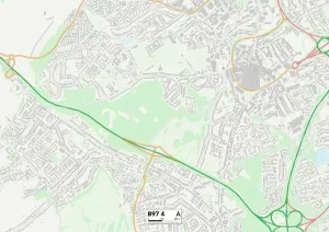 Redditch, B97 4 Karte