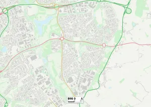 Redditch B98 0 Karte
