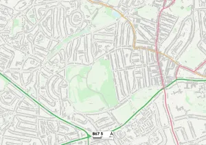 Bundesland West Midlands, England - Ort Sandwell, Straße Gadsdend Road (Gegendbezeichnung)
