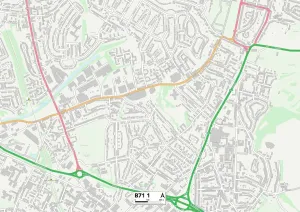 Sandwell B71 1 Karte
