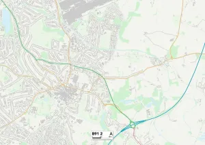 Solihull B91 2 Karte