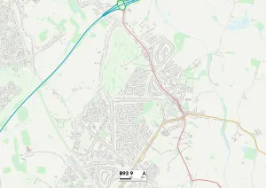 Solihull, B93, 9 Karte