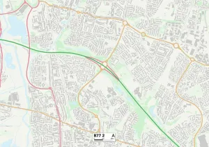 Tamworth B77 2 Karte