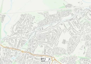 Tamworth, B77, 3 Karte