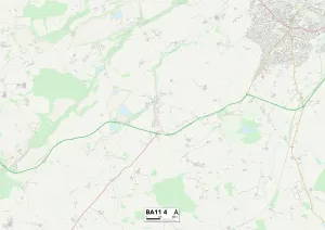 Mendip BA11 4 Karte