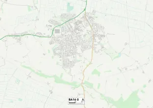 Mendip BA16 0 Karte