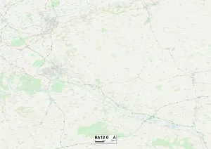 BA - Bad Drucke: Wiltshire, BA12 0 Karte