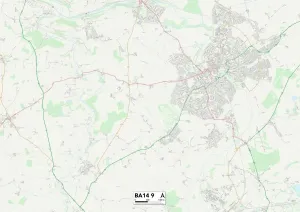 Wiltshire, BA14 9 Karte