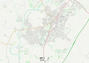 Ribble-Valley BB7 2 Karte