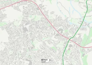 Bradford BD10 9 Karte