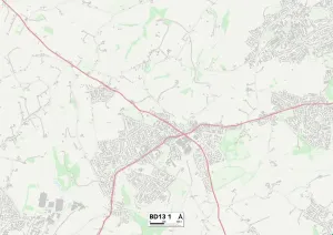 Bradford BD13 1 Karte