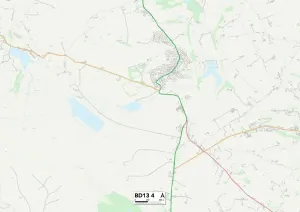 Bradford BD13 4 Karte