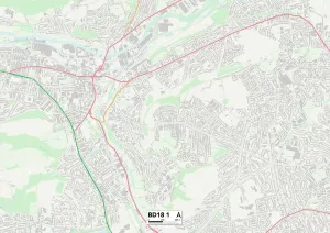 Bradford BD18 1 Karte