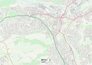 Bradford BD18 3 Karte