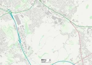 Bradford BD4 6 Karte