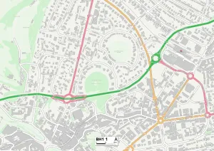 Bournemouth BH1 1 Karte