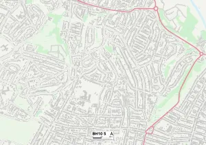Bournemouth BH10 5 Karte