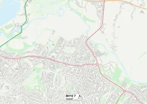 Bournemouth BH10 7 Karte