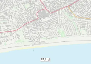 Bournemouth BH5 1 Karte