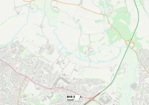 Bournemouth BH8 0 Karte