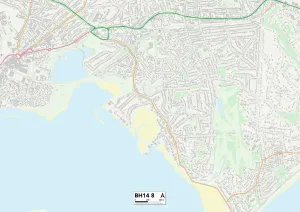 BH - Bournemouth Drucke: Poole BH14 8 Karte