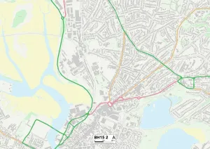 BH - Bournemouth Drucke: Poole BH15 2 Map