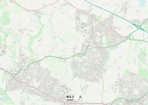BL - Bolton Drucke: Bolton BL5 2 Karte
