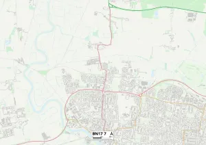 Arun Bahnstrecke Nr. 17, Karte