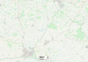 Lewes BN8 5 Karte