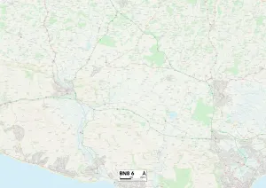 Lewes BN8 6 Karte