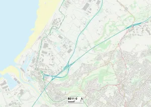 BS - Bristol Drucke: Bristol BS11 0 Karte