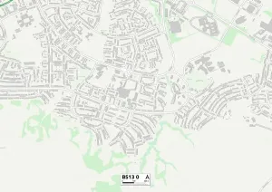 BS - Bristol Drucke: Bristol, BS 13 0 Karte