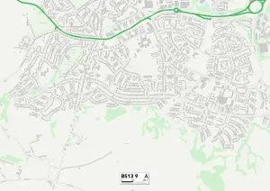 Bristol BS13 9 Karte