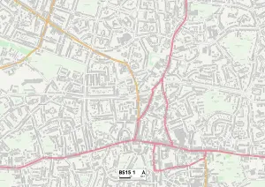 BS - Bristol Drucke: Bristol BS15 1 Karte
