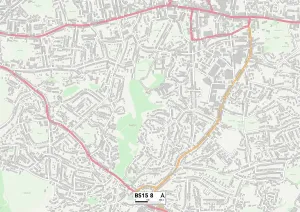 Bristol BS15 8 Karte