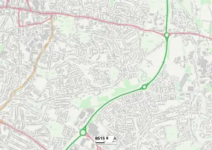 Bristol BS15 9 Karte