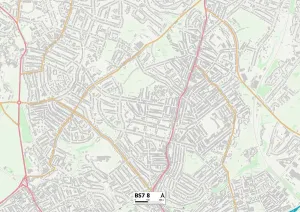 BS - Bristol Drucke: Bristol BS7 8 Karte