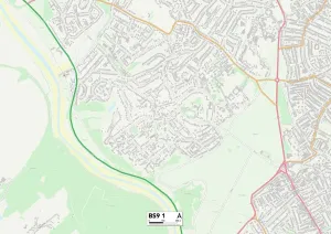 Bristol BS9 1 Karte
