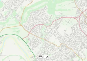 BS - Bristol Drucke: Bristol BS9 2 Karte