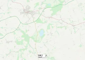 CA - Carlisle Drucke: Karlslie CA8 1 Karte