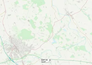 CA - Carlisle Drucke: Paradies CA11 8 Karte